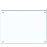  Kuhinjske zaštite od prskanja 2 kom prozirne 70x50 cm staklene | shoptok.hr
