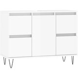Maison Chic Kopalniška omarica - Kopalniški kabinet visok sijaj bela 80x33x60 cm inženirski les, (21794778) Cene