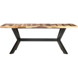  Blagovaonski stol 200 x 100 x 75 cm od masivnog drva s premazom | Eponuda.com