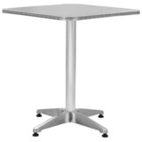 vidaXL Vrtni stol srebrni 60 x 60 x 70 cm aluminijski | shoptok.hr