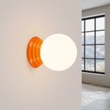 Sollux Narančasta zidna lampa keramička ø 12 cm Farsa – | shoptok.hr