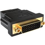 AVIZAR HDMI moški na DVI ženski adapter - crno pozlacen, (21261995) Cene