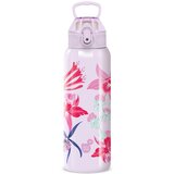 Ars Una 3D Beach Flowers lila dvoslojna kovinska steklenica 700 ml Cene