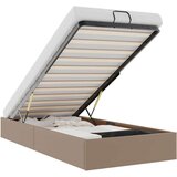 vidaXL Okvir kreveta bez madraca cappuccina 100x200 cm od umjetne kože | shoptok.hr