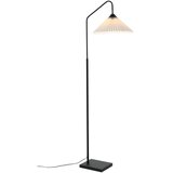 Ellos Home Črna/kremno bela tekstilna stoječa svetilka z upogljivo konstrukcijo (višina 155 cm) Kate – | Shoptok.si