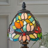  Endon 64331 - Stona lampa Tiffany SYLVETTE 1xE14/40W/230V, prečnik 15 cm | Eponuda.com