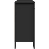  Komoda crna 97x32,5x74,5 cm od konstruiranog drva | Eponuda.ba