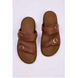 Trendyol Shoes ženske papuče Takss25Te00037, smeđe | Eponuda.com
