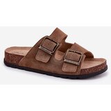 Panto Fino Women's Suede Slippers With Buckles | shoptok.hr