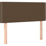  Box spring postelja z vzmetnico temno rjava 100x200 cm blago, (20726350) | Shoptok.si