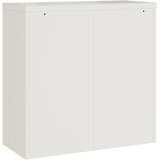 Ormarić za spise bijeli 90 x 40 x 90 cm čelični | shoptok.hr