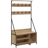  Stalak za odjeću s policom Umjetnički hrast 100 x 41 x 184 cm | shoptok.hr