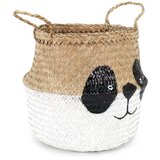 Compactor Bijela/u prirodnoj boji dječja kutija za pohranu od morske trave ø 25x24 cm Panda – | shoptok.hr