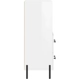 vidaXL Komoda sjajna bijela 34 5 x 34 x 90 cm od konstruiranog drva | shoptok.hr