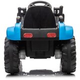 Lean_Toys Baterijski traktor z žlico in prikolico modra | Shoptok.si