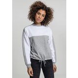 UC Ladies Women's Oversize 2-Tone Stripe Crew Grey/White | Shoptok.si