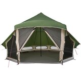 Tipi šator s krovom s pohranom Zelena 508 x 470 x 300 cm taft | Eponuda.com