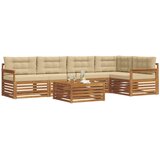  Set vanjskih sofa 6 kom. Prirodna i bež | shoptok.hr