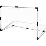 The Living Store Mini nogometni gol z mrežo 2 kosa za otroke 91,5x48x61 cm - Komplet Nogometnih Golov, (21417483) | Shoptok.si
