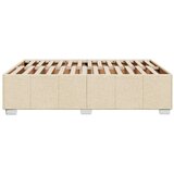 vidaXL Okvir za krevet bez madraca krem 140 x 190 cm od tkanine | shoptok.hr