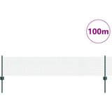  Zavarena žičana ograda s 44 U postovima Zeleno 0.4x100 m Čelik | shoptok.hr