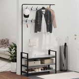 vidaXL Vješalica za kapute Sivi hrast sonoma 95 x 34 x 184 cm | shoptok.hr