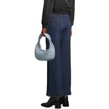 Calvin Klein Ročna torba Denim Soft Crescent Sm LV04F3207G Modra | Shoptok.si