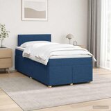  Boxspring krevet s madracem Plava 120 x 200 cm Tkanina | shoptok.hr