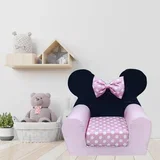 Fotelja na razvlačenje bambi lux mini - roze