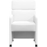  Blagovačke stolice s kotačima 2 pcs Bijelo 58 x 65 x 98 cm | shoptok.hr