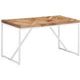  Blagovaonski stol 140 x 70 x 76 cm masivno drvo bagrema i manga | shoptok.hr