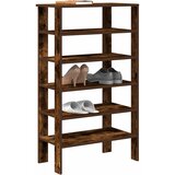 vidaXL Regal za čevlje dimljen hrast 61x32x105 cm inženirski les Cene