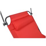 Ambia Garden Vrtni Ležalnik Bindox L, Rdeča | Shoptok.si