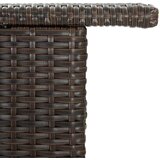  Vrtni barski stol smeđi 120 x 55 x 110 cm od poliratana | shoptok.hr