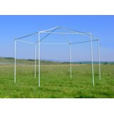 Multi Garden vrtni paviljon / šator 2 × 2 × 2 m s prozorima – bijeli | shoptok.hr