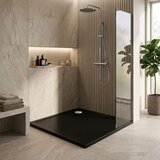 REA Bath Savoy akrilni tuš kad Black 90x90 | Shoptok.si