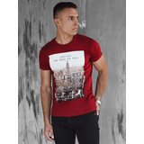 DStreet Men's Burgundy T-Shirt Cene