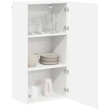 vidaXL Stenska kuhinjska omarica Visok sijaj bela 50 x 31 x 100 cm | Shoptok.si