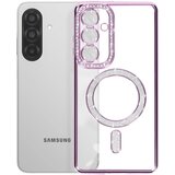 AVIZAR Diamantno ohišje za Samsung Galaxy A26 MagSafe Obris Strass, Vijolična, (5000015149) | Shoptok.si