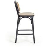 Kave Home Črni barski stoli v kompletu 2 ks iz masivnega bresta (višina sedeža 65 cm) Doriane – | Shoptok.si