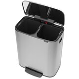 Brabantia Željezna kanta za smeće za odvojeni otpad/s pedalom u mat srebrnoj boji 60 l Bo – | shoptok.hr