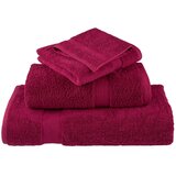  6-dijelni vrhunski set ručnika SOLUND bordo 600 gsm | shoptok.hr