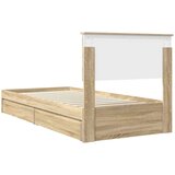  Okvir za krevet s ladicama Sonoma hrast 90 x 200 cm | shoptok.hr