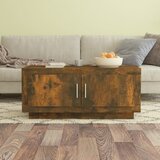 Furnova Klubska mizica dimljeni hrast 102x50x45 cm konstruiran les, (21913771) | Shoptok.si