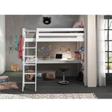 Vipack Bela dvignjena otroška postelja iz masivnega bora 140x200 cm PINO – | Shoptok.si