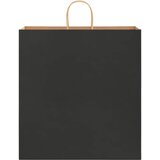  Papirnate vrećice 250 kom s ručkama crne 45x17x48 cm | Eponuda.ba