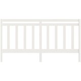 Uzglavlje za krevet bijelo 206 x 4 x 100 cm od masivne borovine | shoptok.hr