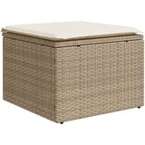  2-dijelni set vrtnih sofa s jastucima bež od poliratana bagrem | shoptok.hr