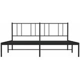  Metalni okvir za krevet s uzglavljem crni 193x203 cm | Eponuda.ba