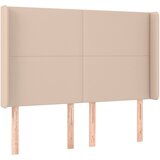  LED uzglavlje boja cappuccina 147x16x118/128cm od umjetna koža | Eponuda.com